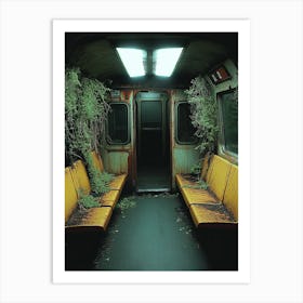 Abandoned Train Art Print