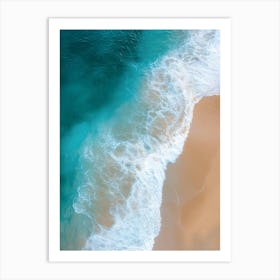 Beach - Beach Stock Videos & Royalty-Free Footage 12 Art Print