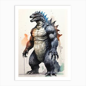 Godzilla 13 Art Print