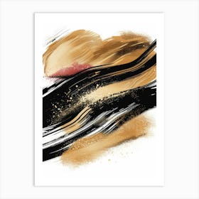 Abstract Brush Strokes 22 Art Print