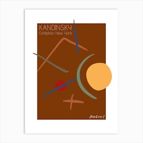 Kandinsky Exhibition Art Print