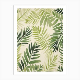 Tropical Leaves Art Print