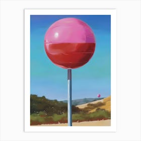 Pink Balloon Art Print