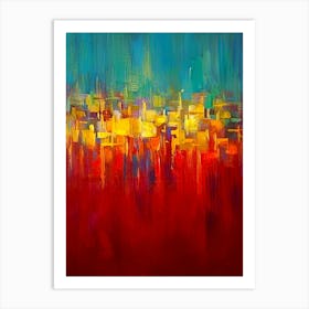 Abstract Cityscape 10 Art Print