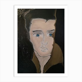 Elvis Presley  abstract Art Print