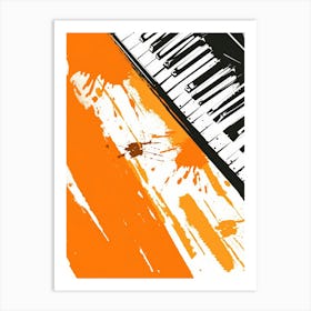 Abstract Piano Painting Art Print