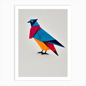 Pigeon Origami Bird Art Print
