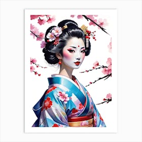 Geisha 188 Art Print