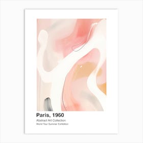World Tour Exhibition, Abstract Art, Paris, 1960 8 Art Print