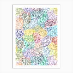 Abstract Dot Pattern Art Print