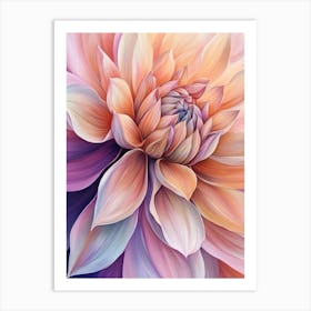 Dahlia Flower 7 Art Print