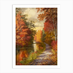 Autumn Road 3 Art Print