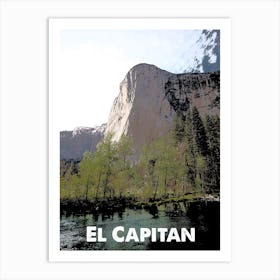El Capitan, Mountain, USA, Yosemite, Nature, Climbing, Wall Print Art Print