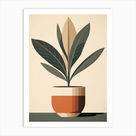 Plant In A Pot 7 Art Print