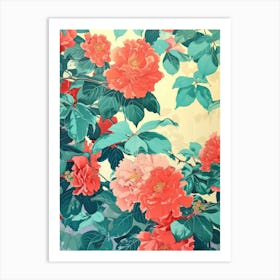 Great Japan  Hokusai Botanical Japanese 15 Art Print