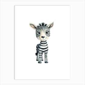 Zebra 4 Art Print