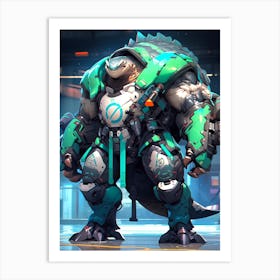 Overwatch Character Turtle Art Print