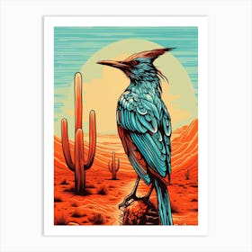 Kingbird In The Desert Art Print