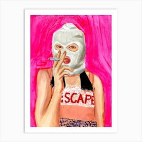 Escape Mask Art Print