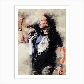 james labrie dream theater metal band music Art Print