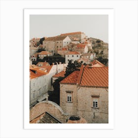 Dubrovnik Apartments Art Print