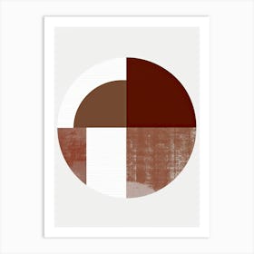 Cape Town Balance Minimalist Bauhaus Art Print