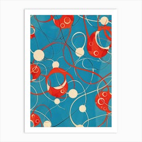 Atoms Art Print