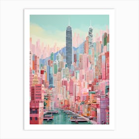 Hong Kong Cityscape Art Print