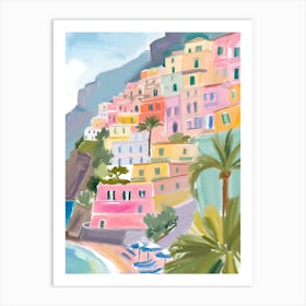 Amalfi Coast La Dolce Vita Poster 7 Art Print