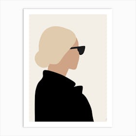 Mrs. Black Art Print