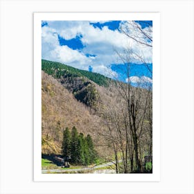 View Of A Mountain Valley 20230415172028pub Art Print