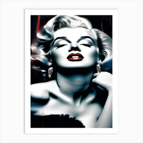 Marilyn Monroe, Glamour, Classic, Iconic Art Print