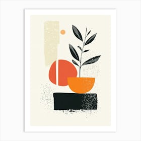 Abstract Plant 3 Art Print