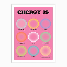 Energy Is Art Print
