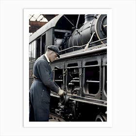 The Old Railroad Reimagined 9 Art Print