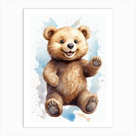 Teddy bear Art Print