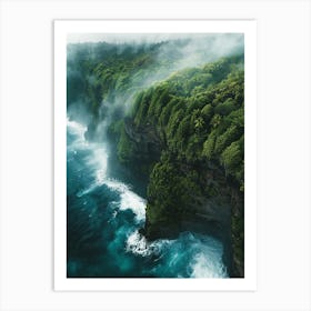 Cliffs Of Hawaii Art Print