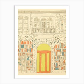 Valencia, Spain The Book Nook Pastel Colours 1 Art Print