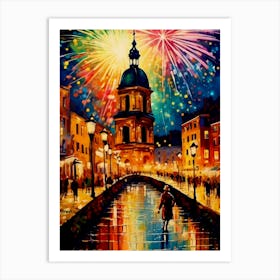 New Year Love Art Print