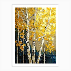 Birch Trees Art Print