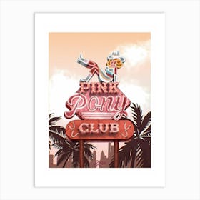 Pink Pony Club Chappell Roan Art Print