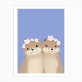 Cute Otter Art Print