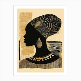 Portrait Of African Woman 63 Art Print