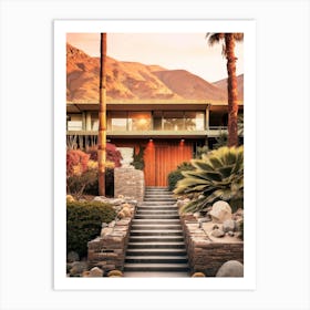 California Dreaming - Palm Springs Mid Century Art Print