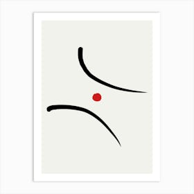 Japan Calligraphy Artwork Art Print