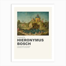 Museum Poster Inspired By Hieronymus Bosch 2 Art Print