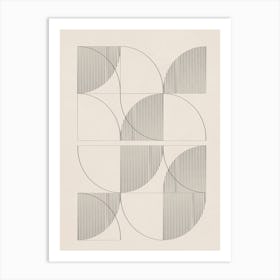 Geometrical Play 11 Art Print