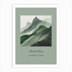 Landscapes Of Japan Mount Nasu Art Print