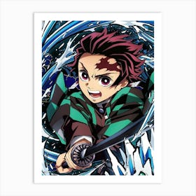 Kamado Tanjiro Art Print