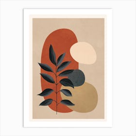 Modern Abstract Minimal Shapes 2 Art Print